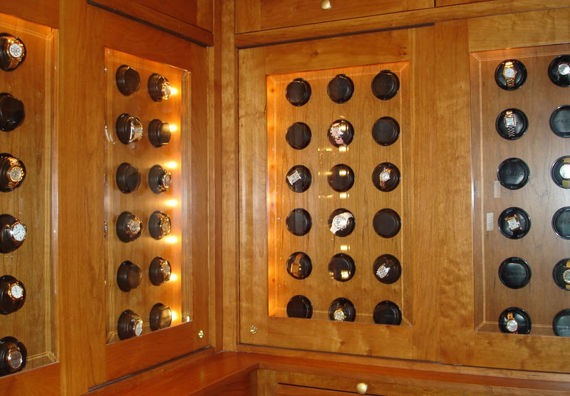 Orbita DIY watch winder closet