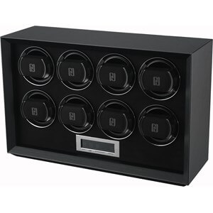 Paul Design Petite 8 Black Leather watch winder