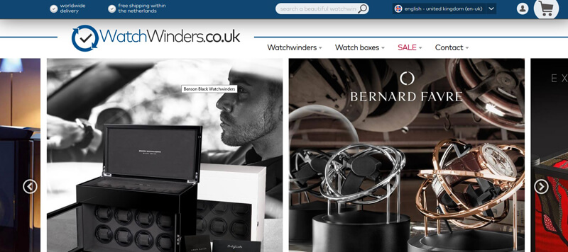 Watchwinders.co.uk - new shop