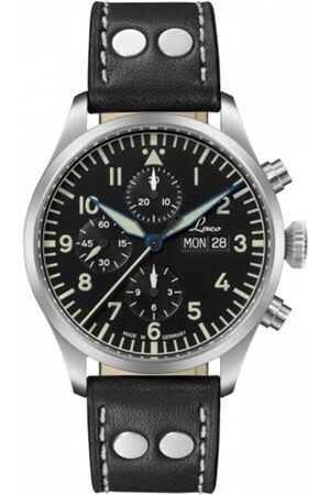Laco Chronographen 862148 Kiel.2 Schwarz